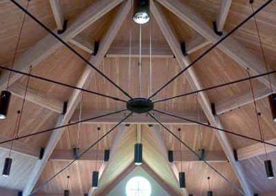 Interior Ceiling Construction restoration by Breiholz at Ss. John and Paul Catholic Church